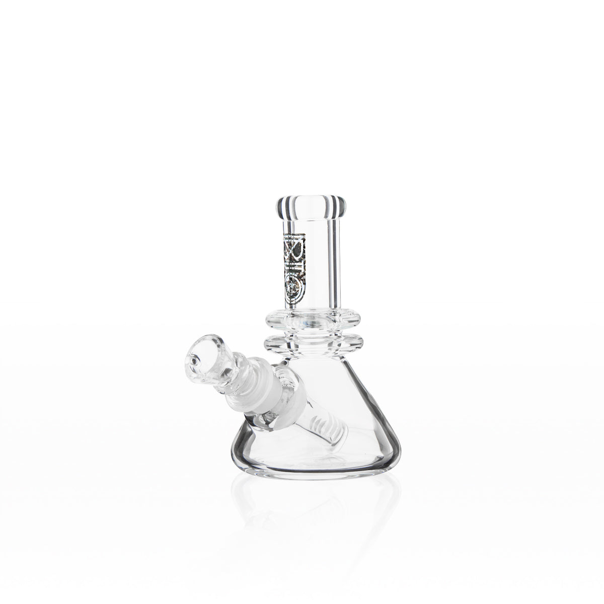 BIO Glass | Mini Heavy Duty Colored Logo Beaker Water Pipe | 5" - 14mm - Various Colors Glass Bong Biohazard Inc Camo
