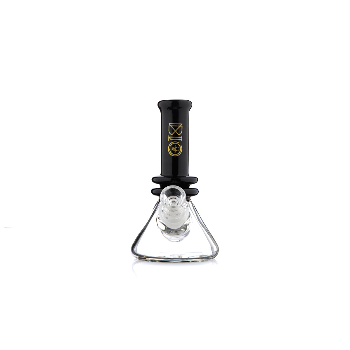 BIO Glass | Mini Heavy Duty Colored Neck Beaker Water Pipe | 5" - 14mm - Various Colors Glass Bong Biohazard Inc