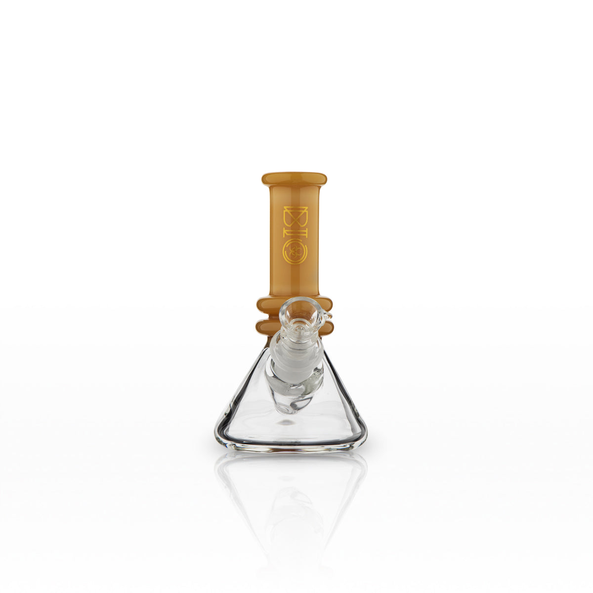 BIO Glass | Mini Heavy Duty Colored Neck Beaker Water Pipe | 5" - 14mm - Various Colors Glass Bong Biohazard Inc