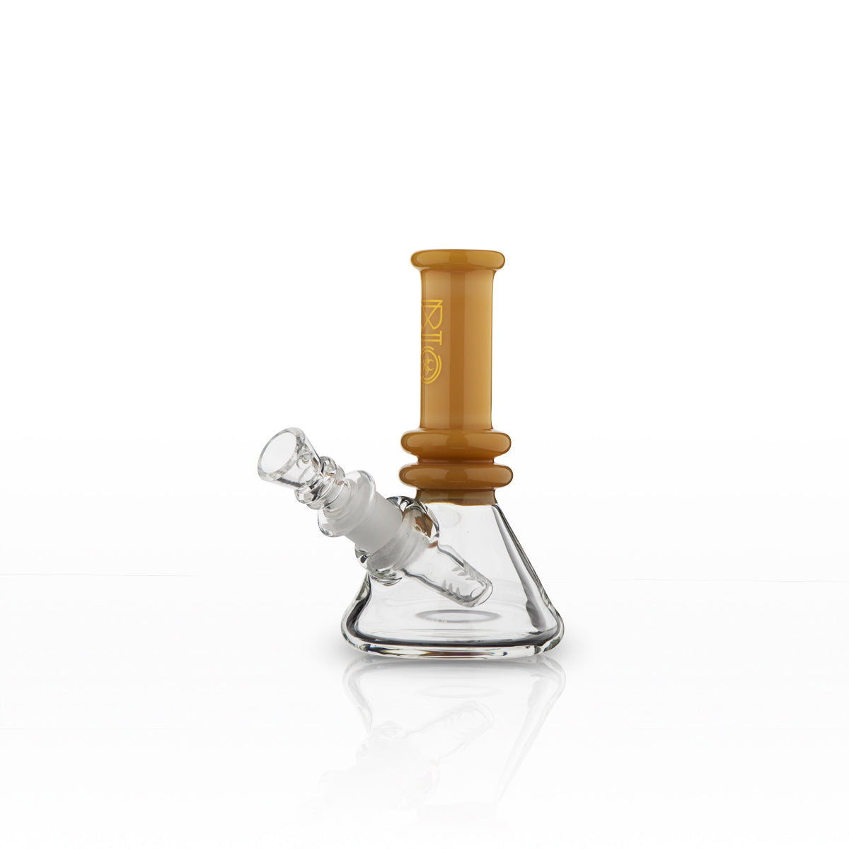 BIO Glass | Mini Heavy Duty Colored Neck Beaker Water Pipe | 5"  - 14mm - Various Colors Glass Bong Biohazard Inc Carmel