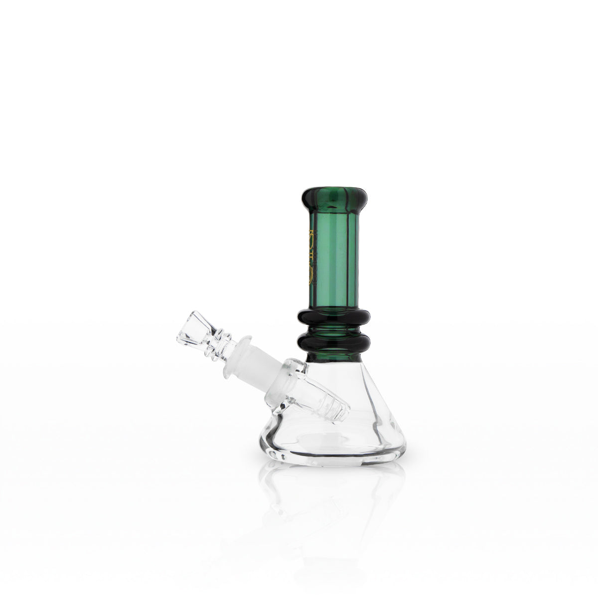 BIO Glass | Mini Heavy Duty Colored Neck Beaker Water Pipe | 5" - 14mm - Various Colors Glass Bong Biohazard Inc