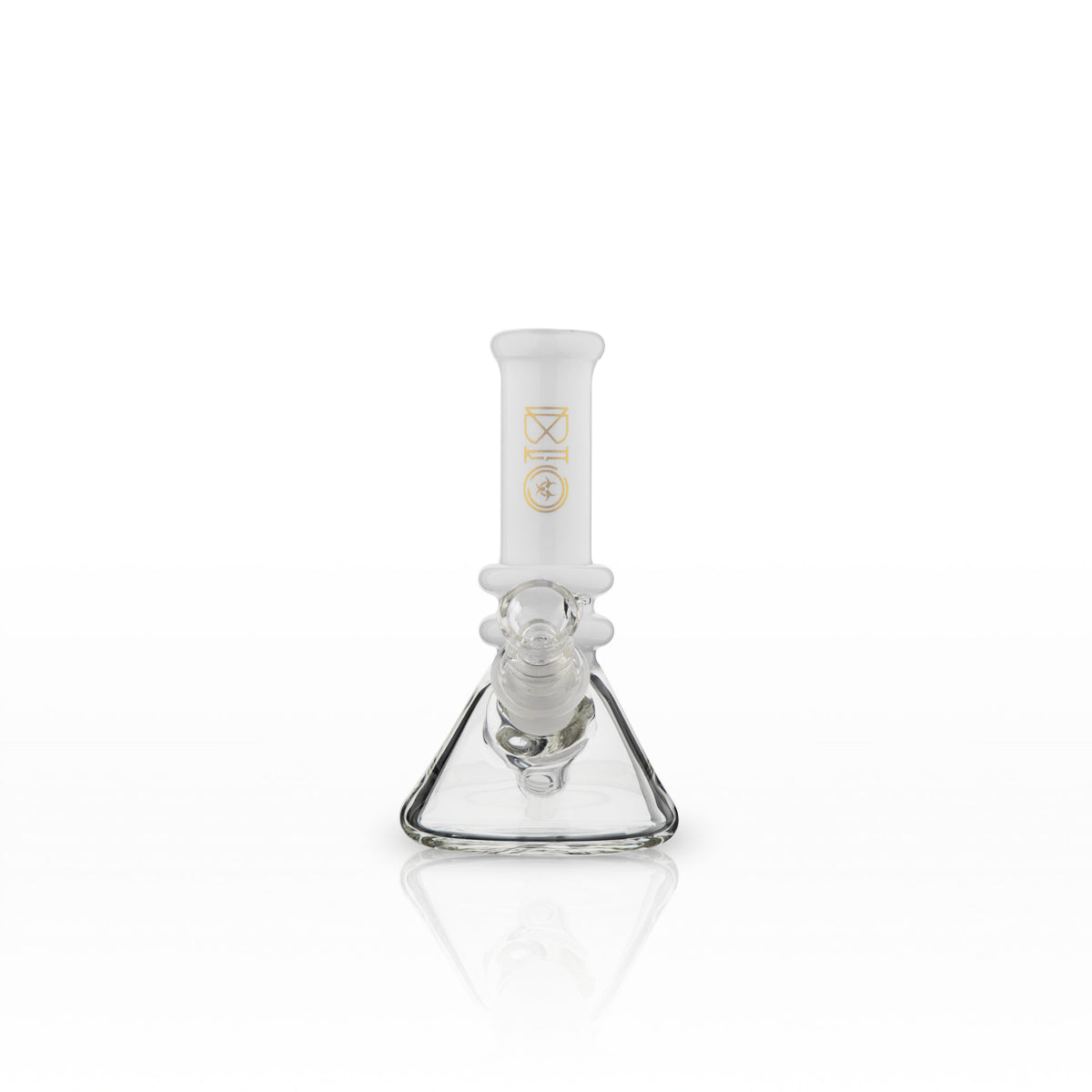 BIO Glass | Mini Heavy Duty Colored Neck Beaker Water Pipe | 5" - 14mm - Various Colors Glass Bong Biohazard Inc