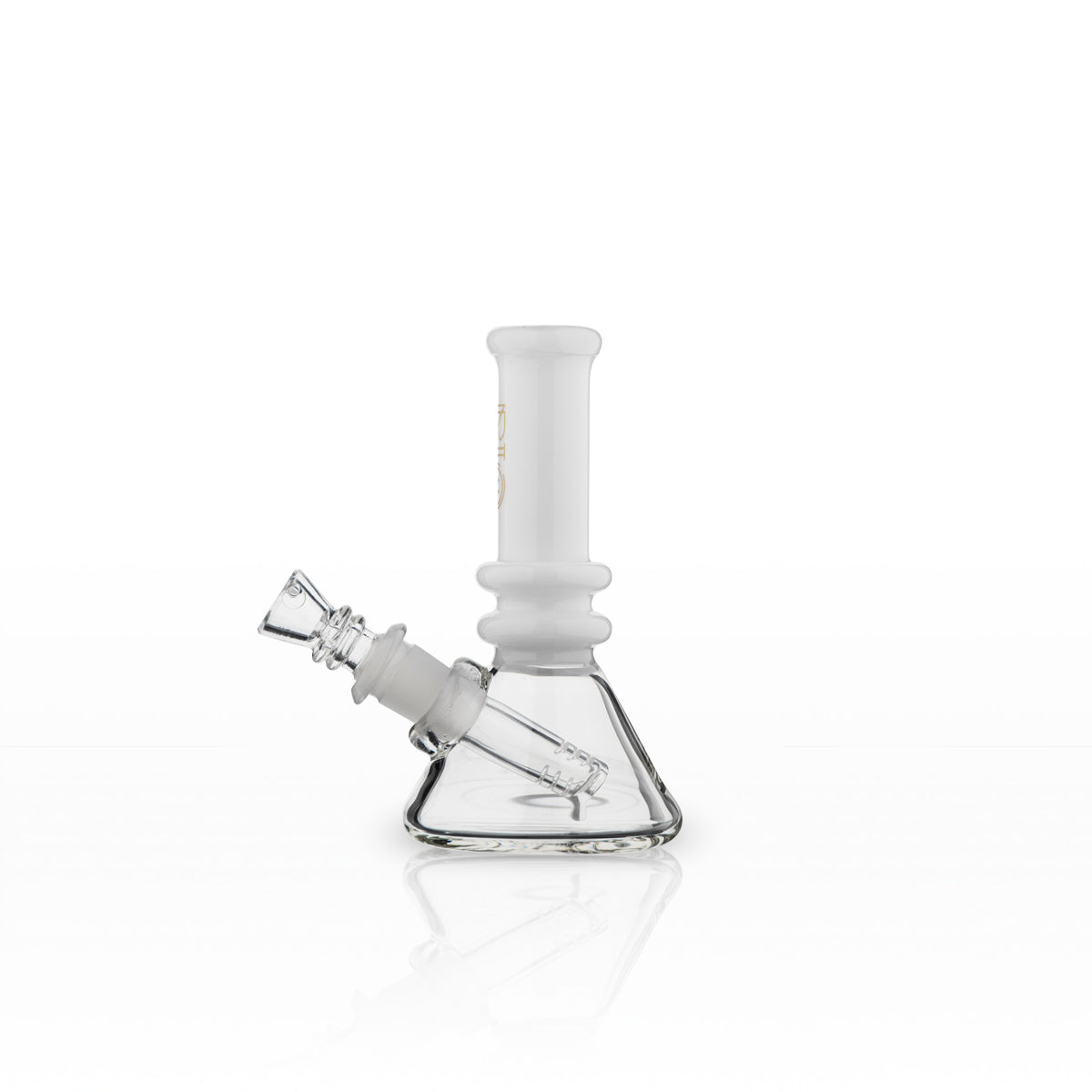 BIO Glass | Mini Heavy Duty Colored Neck Beaker Water Pipe | 5" - 14mm - Various Colors Glass Bong Biohazard Inc