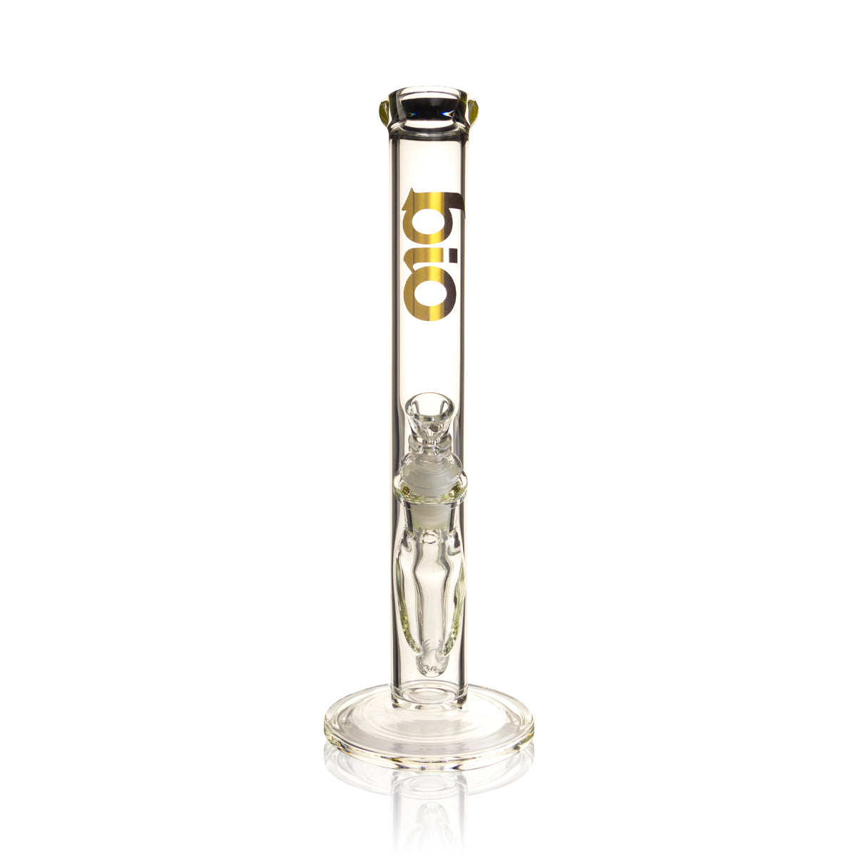 BIO Glass | 38 Special Classic Straight Water Pipe | 12" - 14mm - Various Colors Glass Bong Biohazard Inc