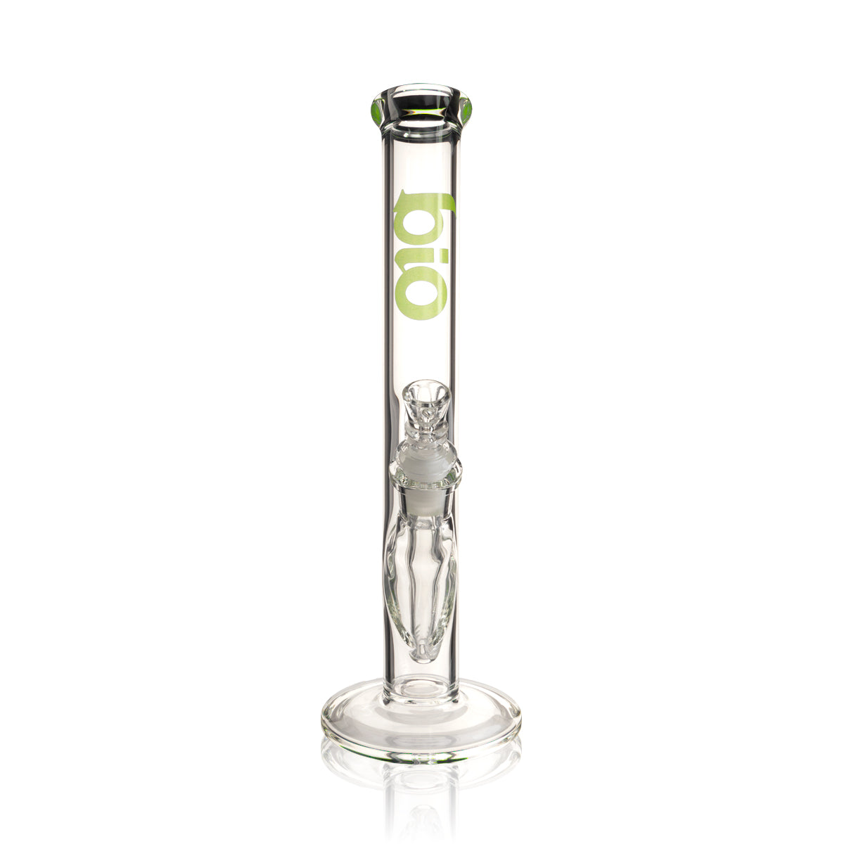 BIO Glass | 38 Special Classic Straight Water Pipe | 12" - 14mm - Various Colors Glass Bong Biohazard Inc