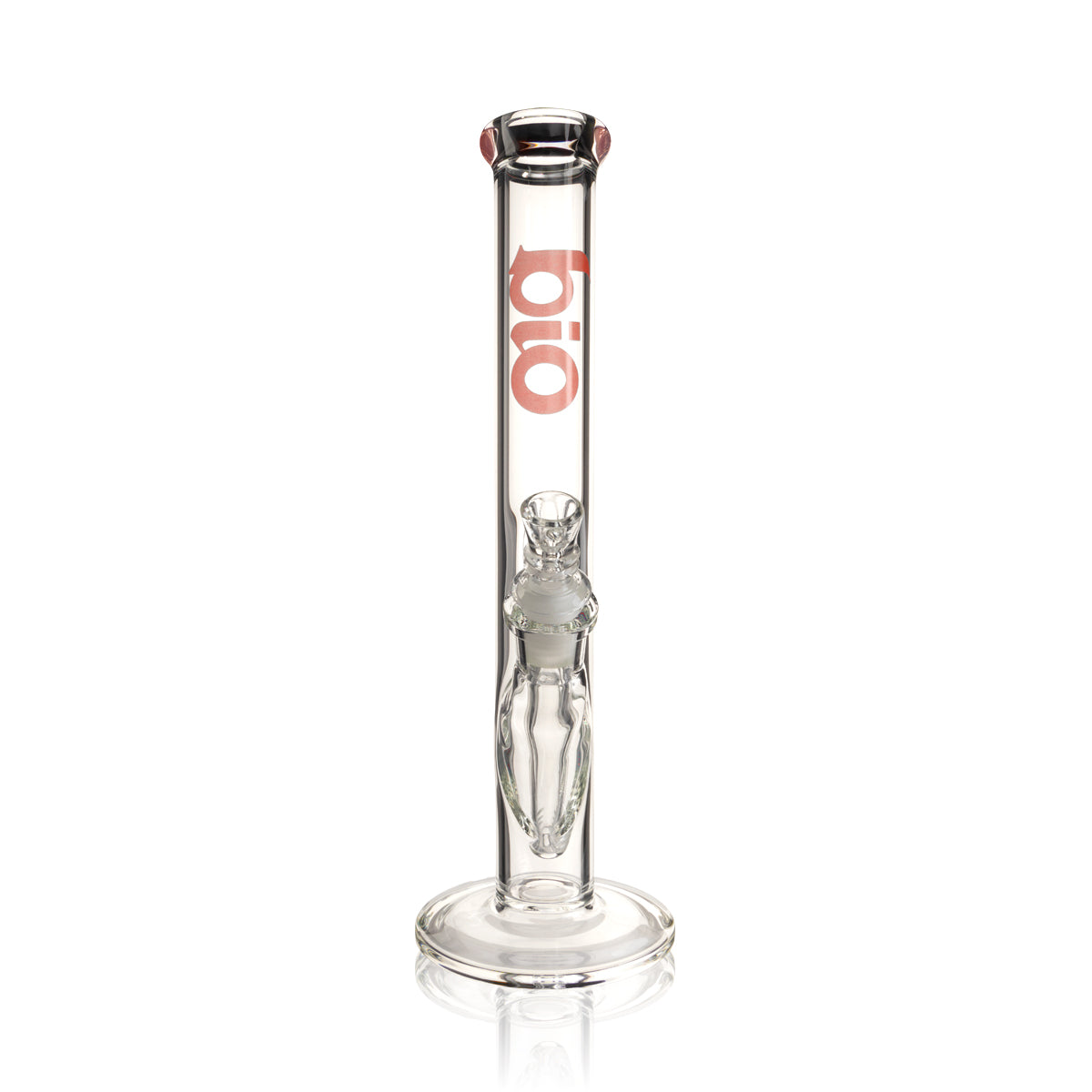 BIO Glass | 38 Special Classic Straight Water Pipe | 12" - 14mm - Various Colors Glass Bong Biohazard Inc
