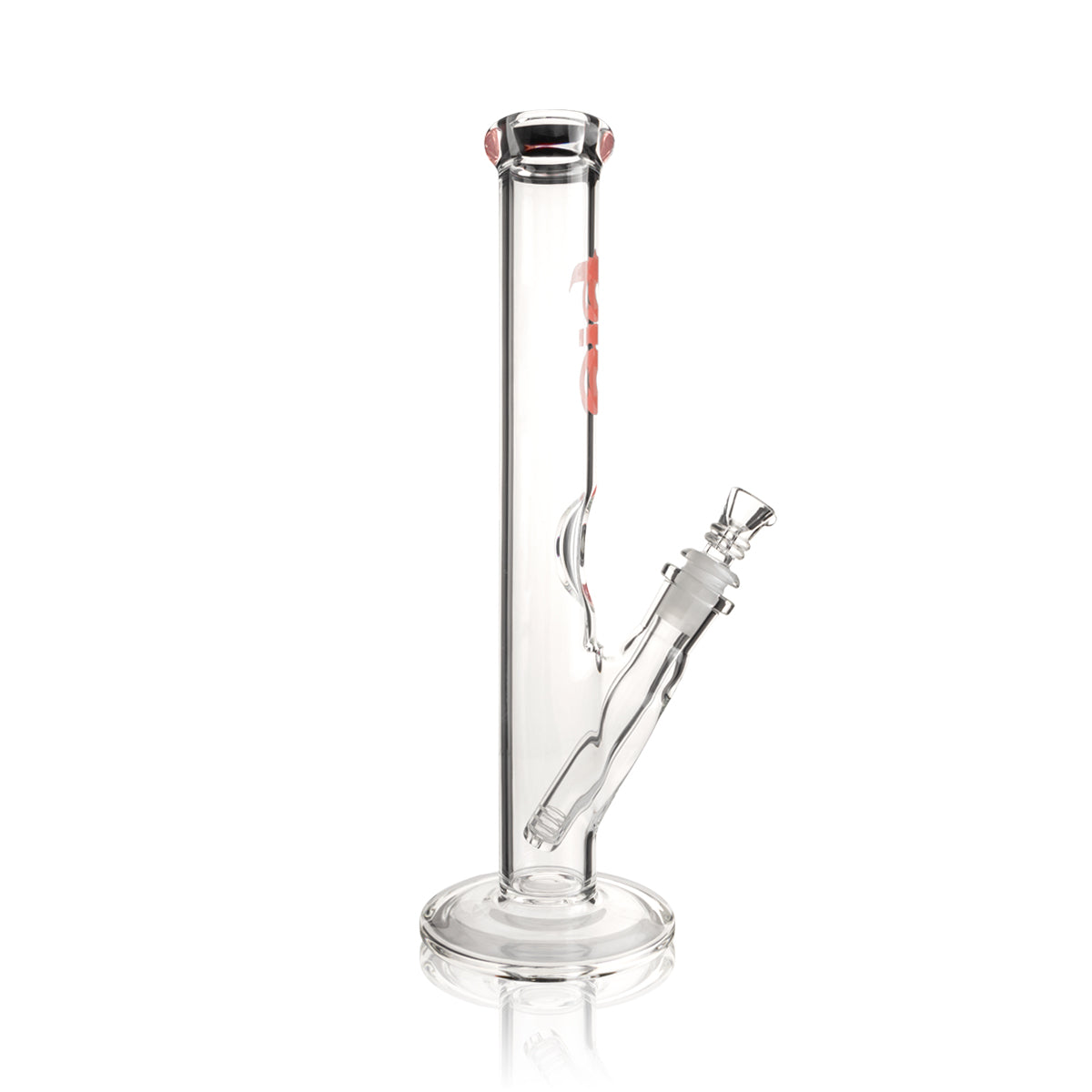 BIO Glass | 38 Special Classic Straight Water Pipe | 12" - 14mm - Various Colors Glass Bong Biohazard Inc