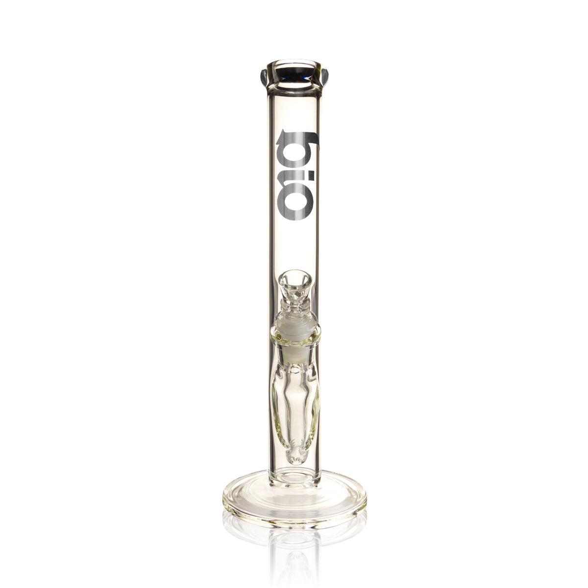 BIO Glass | 38 Special Classic Straight Water Pipe | 12" - 14mm - Various Colors Glass Bong Biohazard Inc