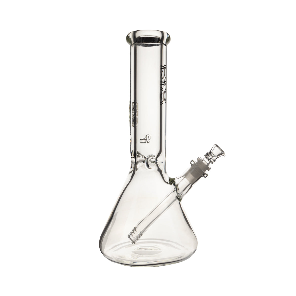 BIO Glass | Heavy 50 x 9 Beaker Water Pipe | 12" - 14mm - Various Colors Glass Bong Biohazard Inc