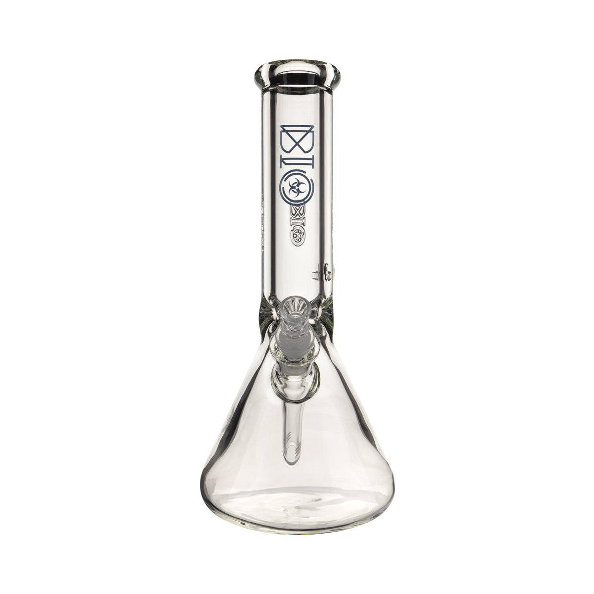 BIO Glass | Heavy 50 x 9 Beaker Water Pipe | 12" - 14mm - Various Colors Glass Bong Biohazard Inc