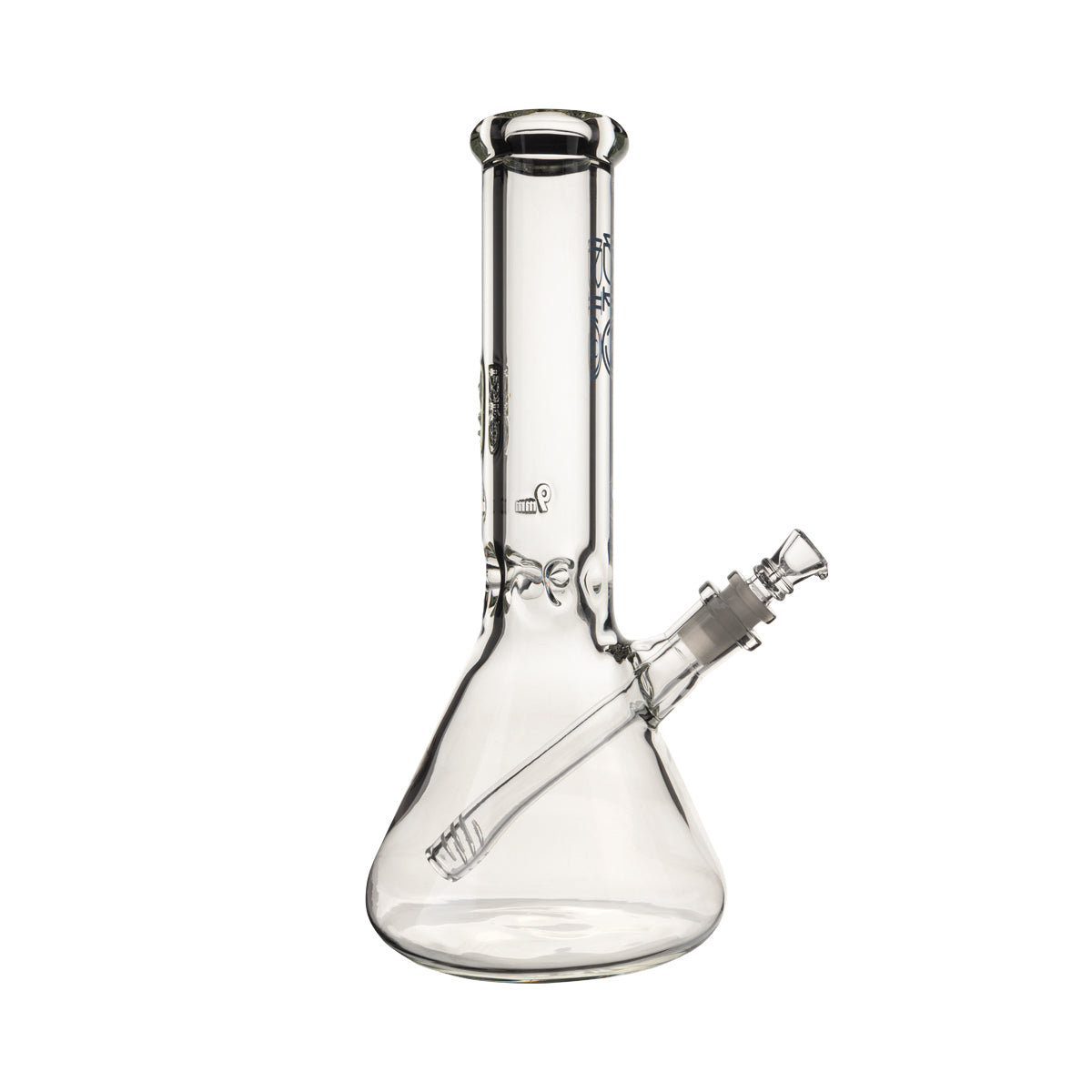 BIO Glass | Heavy 50 x 9 Beaker Water Pipe | 12" - 14mm - Various Colors Glass Bong Biohazard Inc