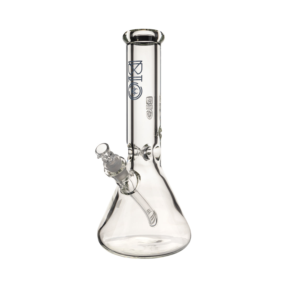BIO Glass | Heavy 50 x 9 Beaker Water Pipe | 12" - 14mm - Various Colors Glass Bong Biohazard Inc Blue