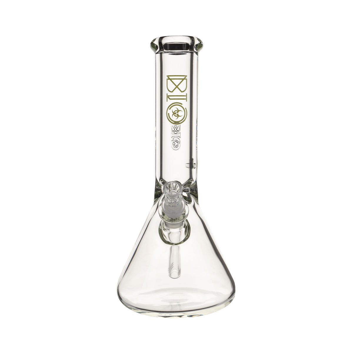 BIO Glass | Heavy 50 x 9 Beaker Water Pipe | 12" - 14mm - Various Colors Glass Bong Biohazard Inc