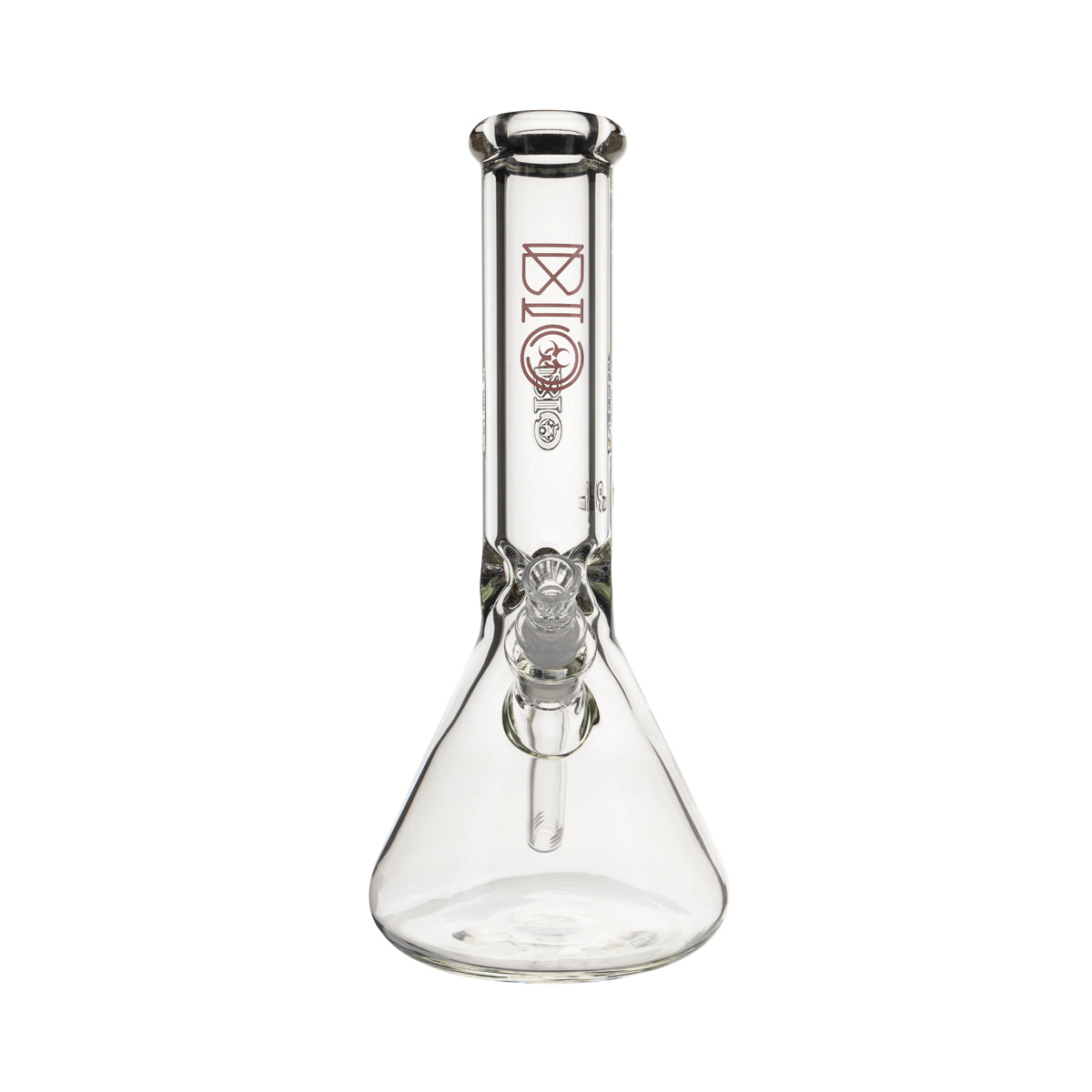 BIO Glass | Heavy 50 x 9 Beaker Water Pipe | 12" - 14mm - Various Colors Glass Bong Biohazard Inc