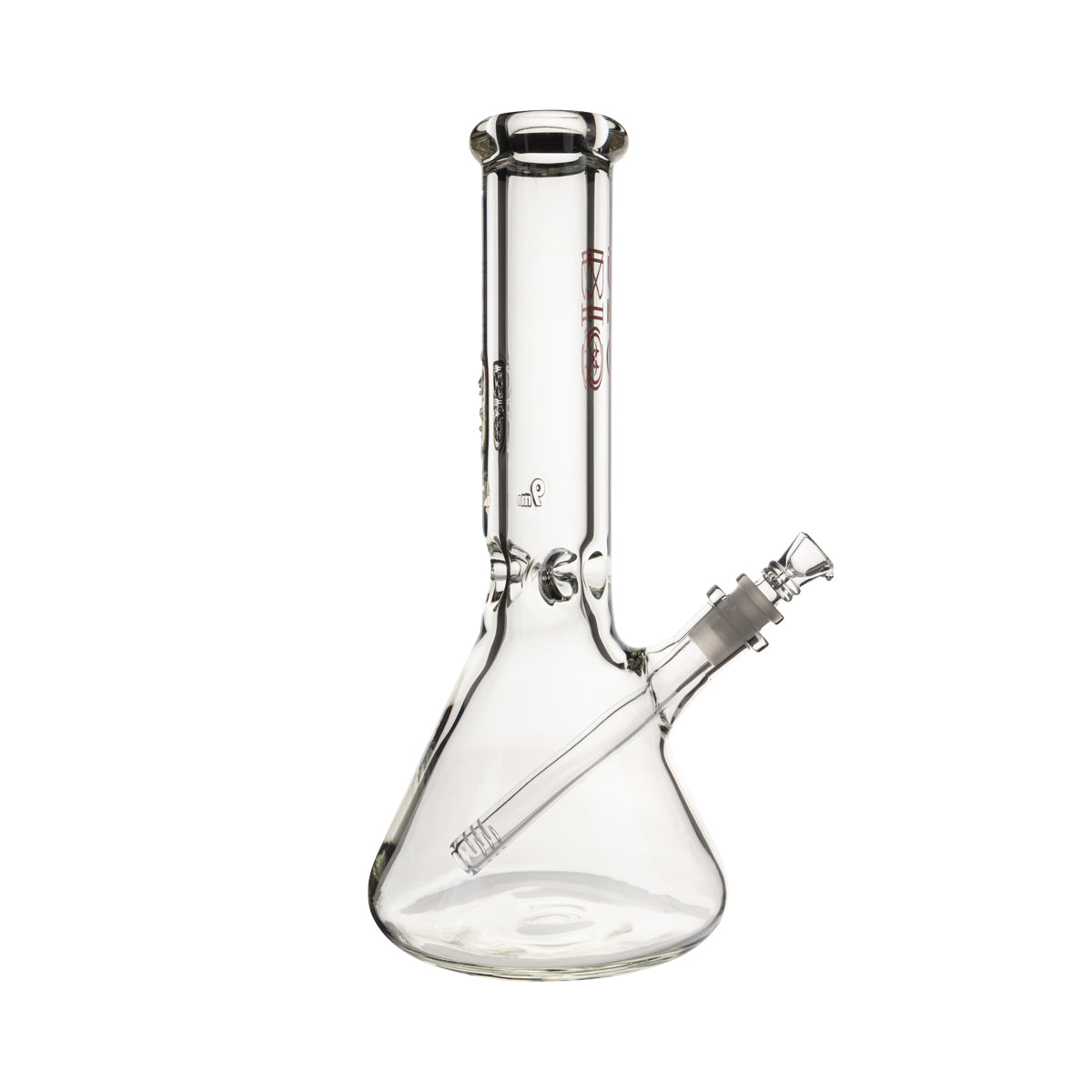 BIO Glass | Heavy 50 x 9 Beaker Water Pipe | 12" - 14mm - Various Colors Glass Bong Biohazard Inc