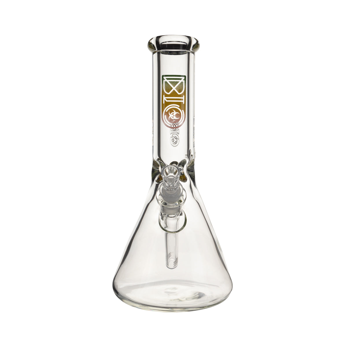 BIO Glass | Heavy 50 x 9 Beaker Water Pipe | 12" - 14mm - Various Colors Glass Bong Biohazard Inc