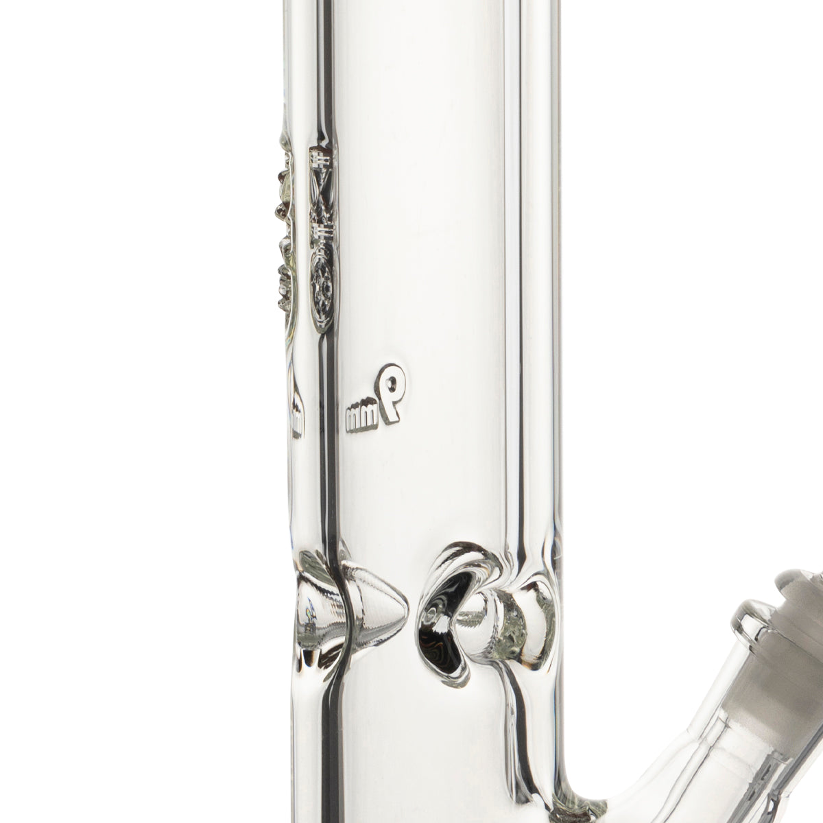 BIO Glass | Heavy Straight Water Pipe | 18" - 14mm - Various Colors Glass Bong Biohazard Inc