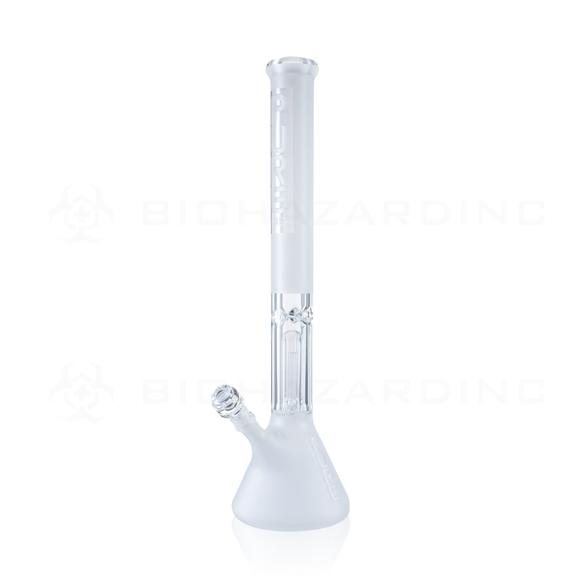 PURE Glass | Classic Beaker Water Pipe | 21" - 14mm - Various Colors Glass Bong Pure Glass Frost