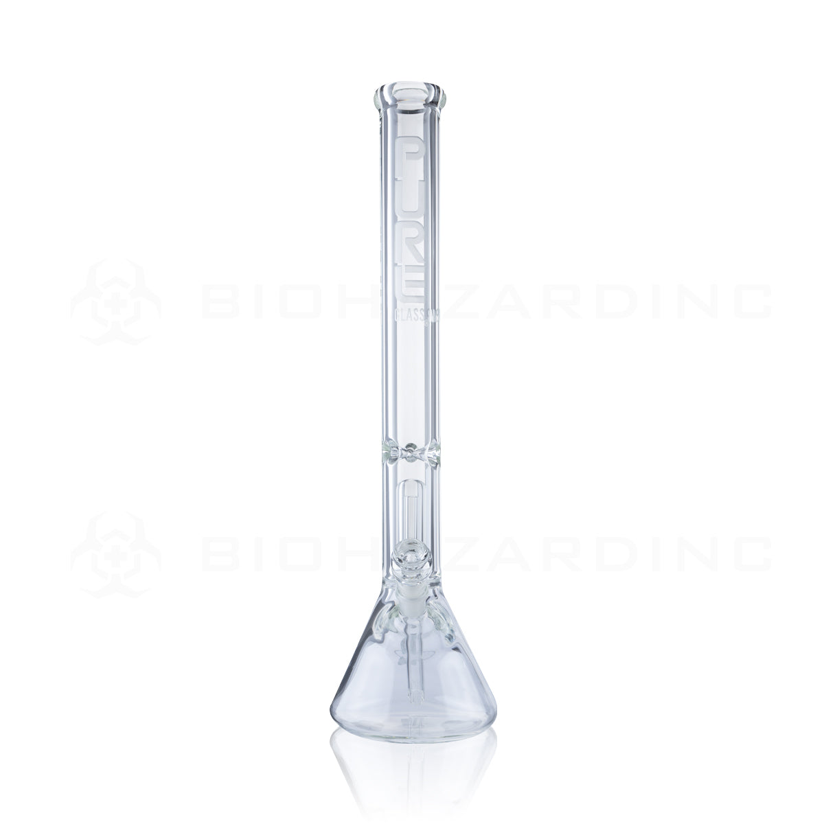 PURE Glass | Classic Beaker Water Pipe | 21" - 14mm - Various Colors Glass Bong Pure Glass