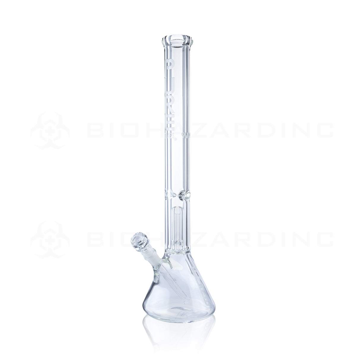 PURE Glass | Classic Beaker Water Pipe | 21" - 14mm - Various Colors Glass Bong Pure Glass Etch  