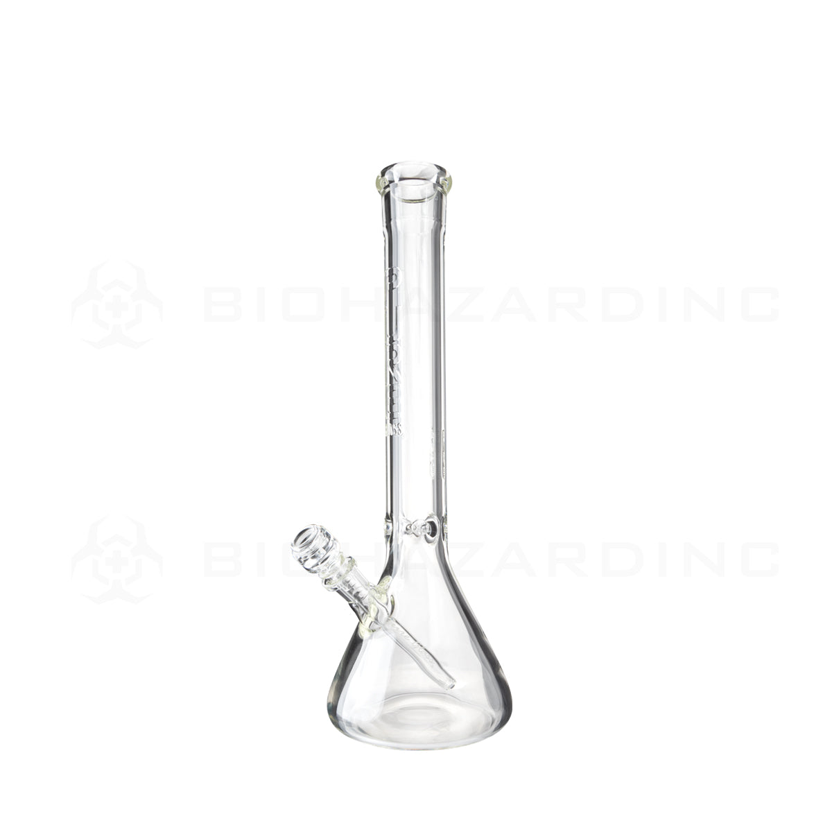 Pure Glass | Duplex Heavy Glass Beaker Water Pipe + Stackable Nug Jar | 14mm - Clear - Various Sizes Glass Bong Pure Glass