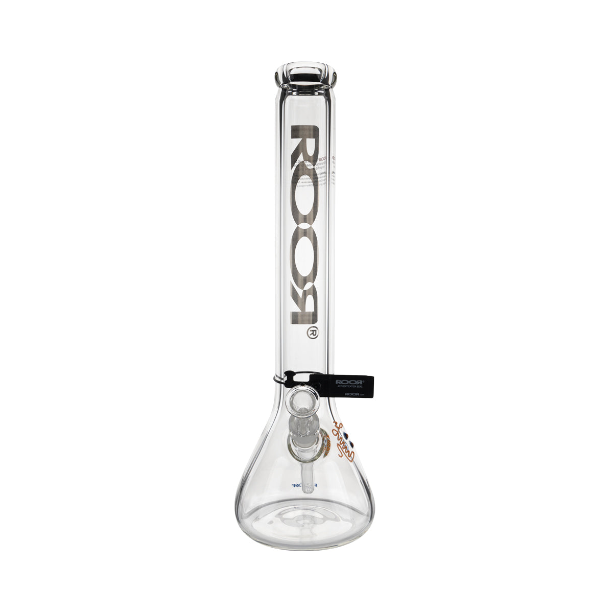 RooR® | Heavy Glass Zeaker Water Pipe | 18" - 14mm - Platinum Biohazard Inc