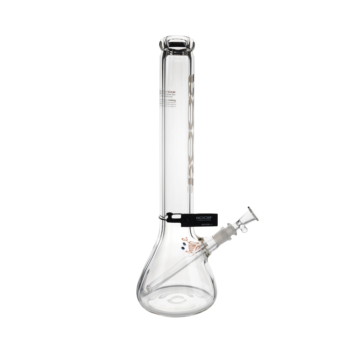 RooR® | Heavy Glass Zeaker Water Pipe | 18" - 14mm - Platinum Biohazard Inc