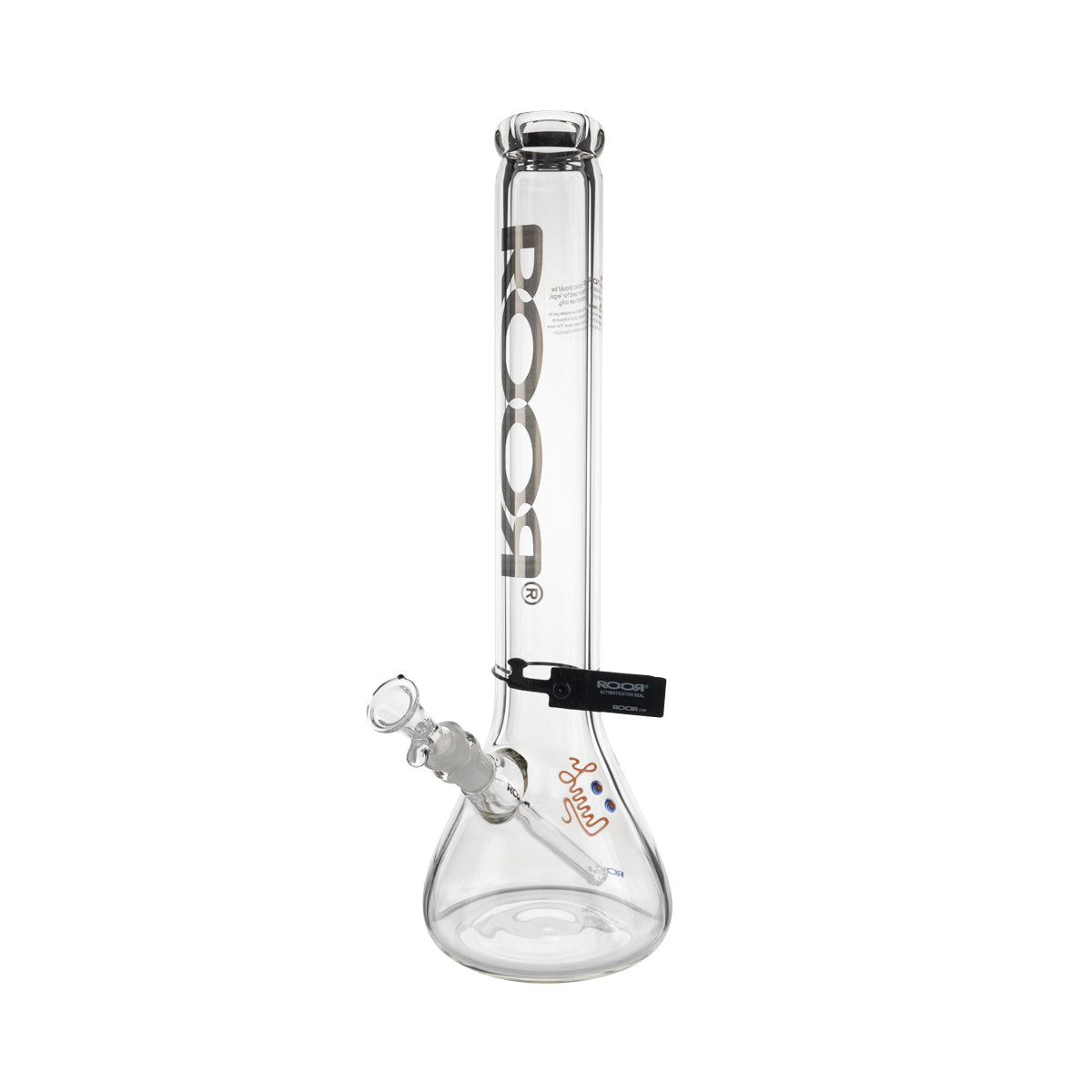 RooR® | Heavy Glass Zeaker Water Pipe | 18" - 14mm - Platinum Biohazard Inc