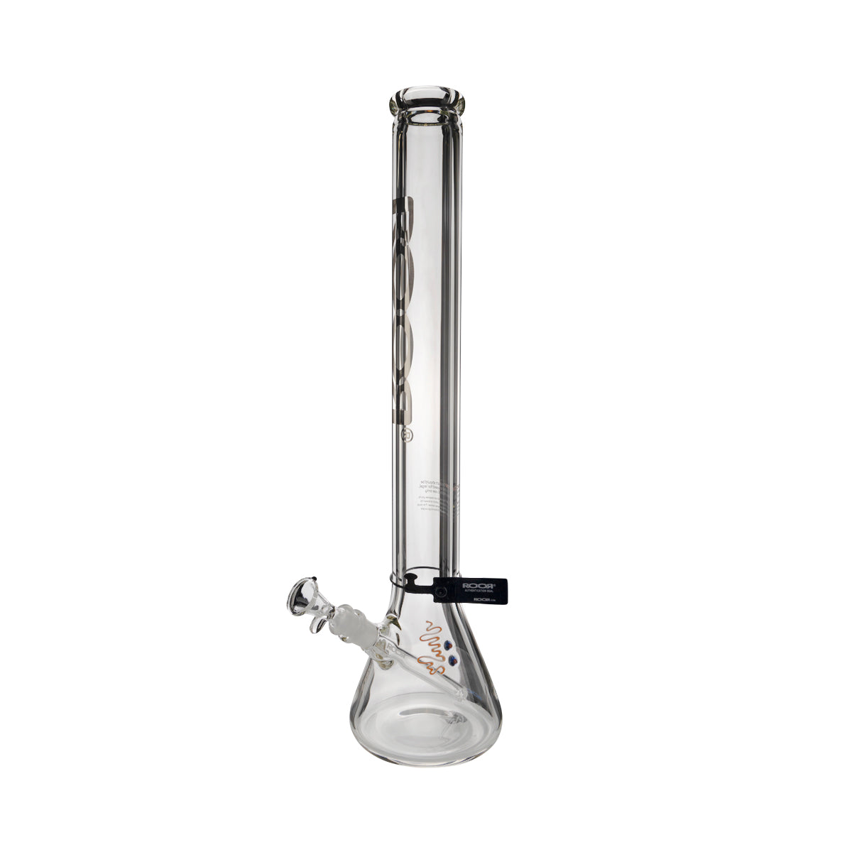 RooR® | Heavy Glass Zeaker Water Pipe | 22" - 14mm - Platinum Biohazard Inc