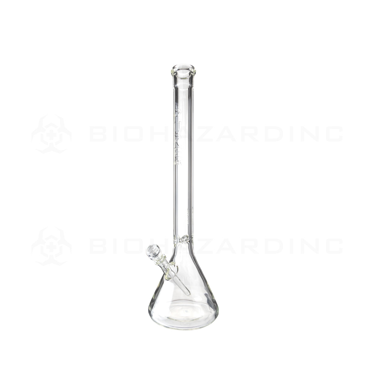 Pure Glass | Duplex Heavy Glass Beaker Water Pipe + Stackable Nug Jar | 14mm - Clear - Various Sizes Glass Bong Pure Glass