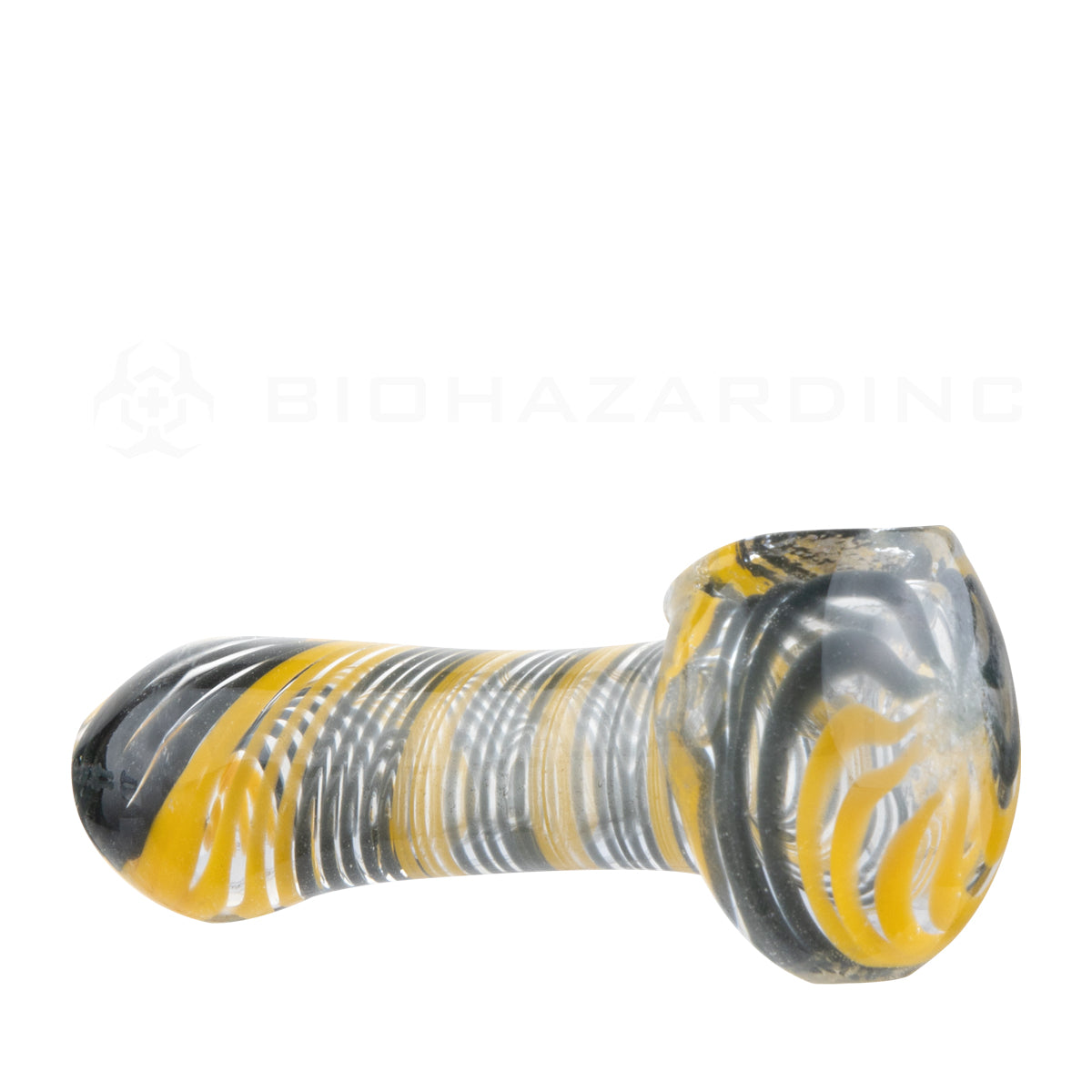 Hand Pipe | Candy Cane Hand Pipe | 3"- Glass - 10 Count Glass Hand Pipe Biohazard Inc