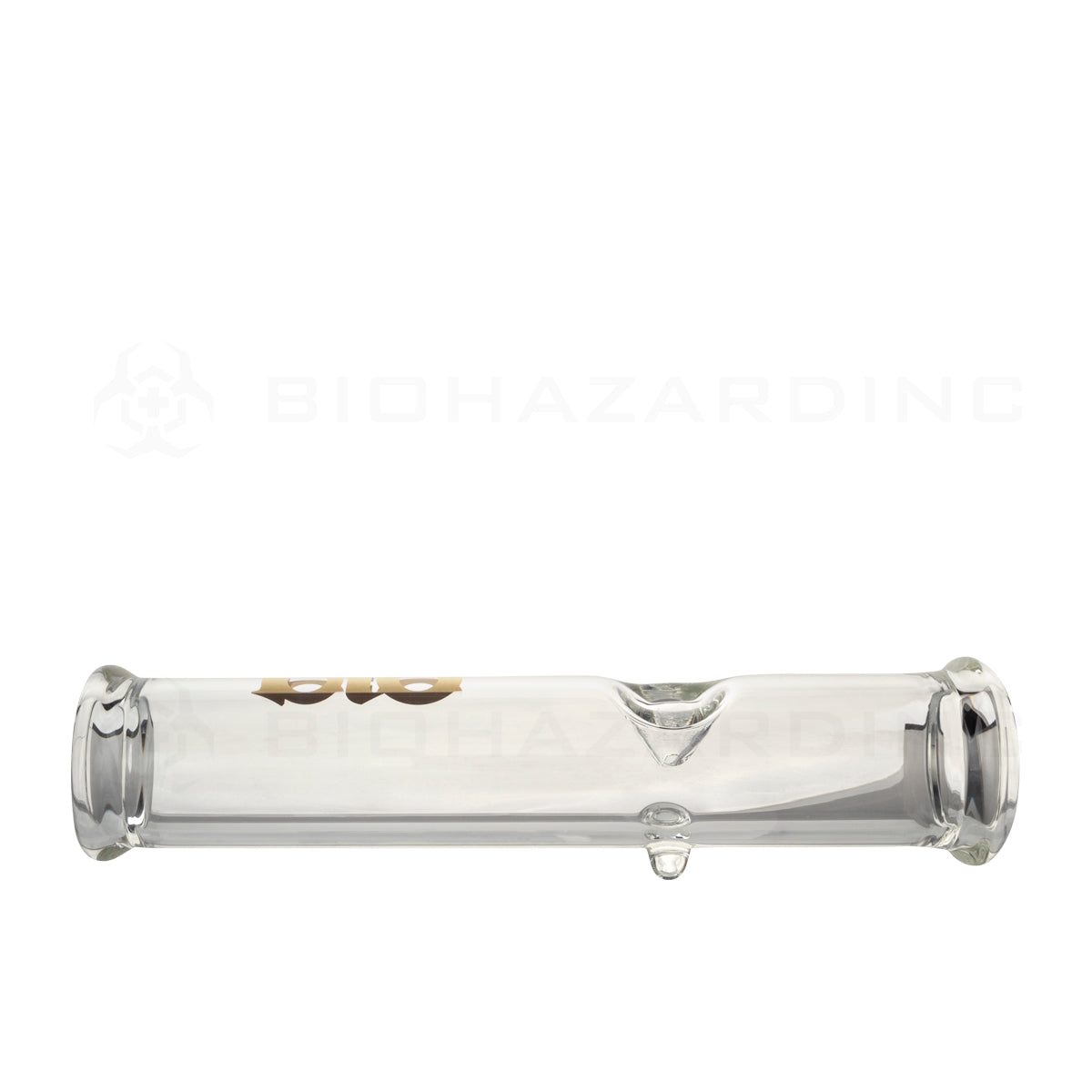 BIO Glass | Steamroller | 11" - Glass - Gold Logo Steamroller Pipe Bio Glass