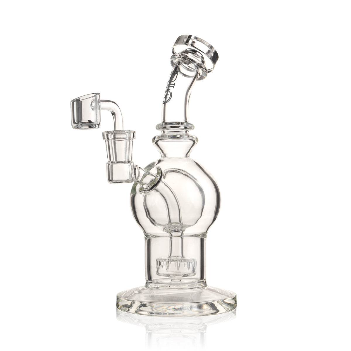 BIO Glass | BIOSPHERE V2 Rig | 9" - 14mm - Various Colors Glass Dab Rig Biohazard Inc Black