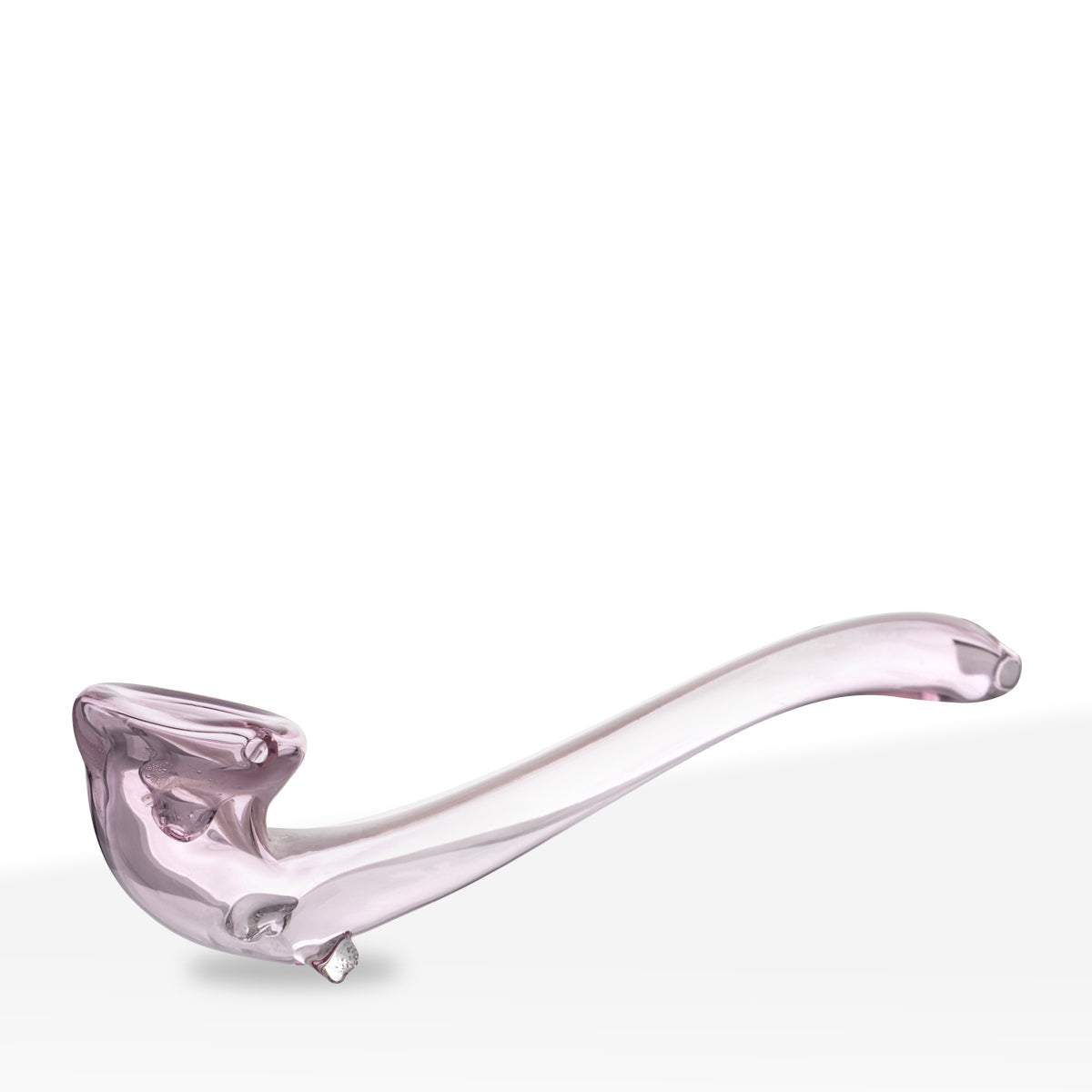 Hand Pipe | Gandalf Hand Pipe | 14" - Glass - Various Colors Sherlock Hand Pipe Biohazard Inc Pink