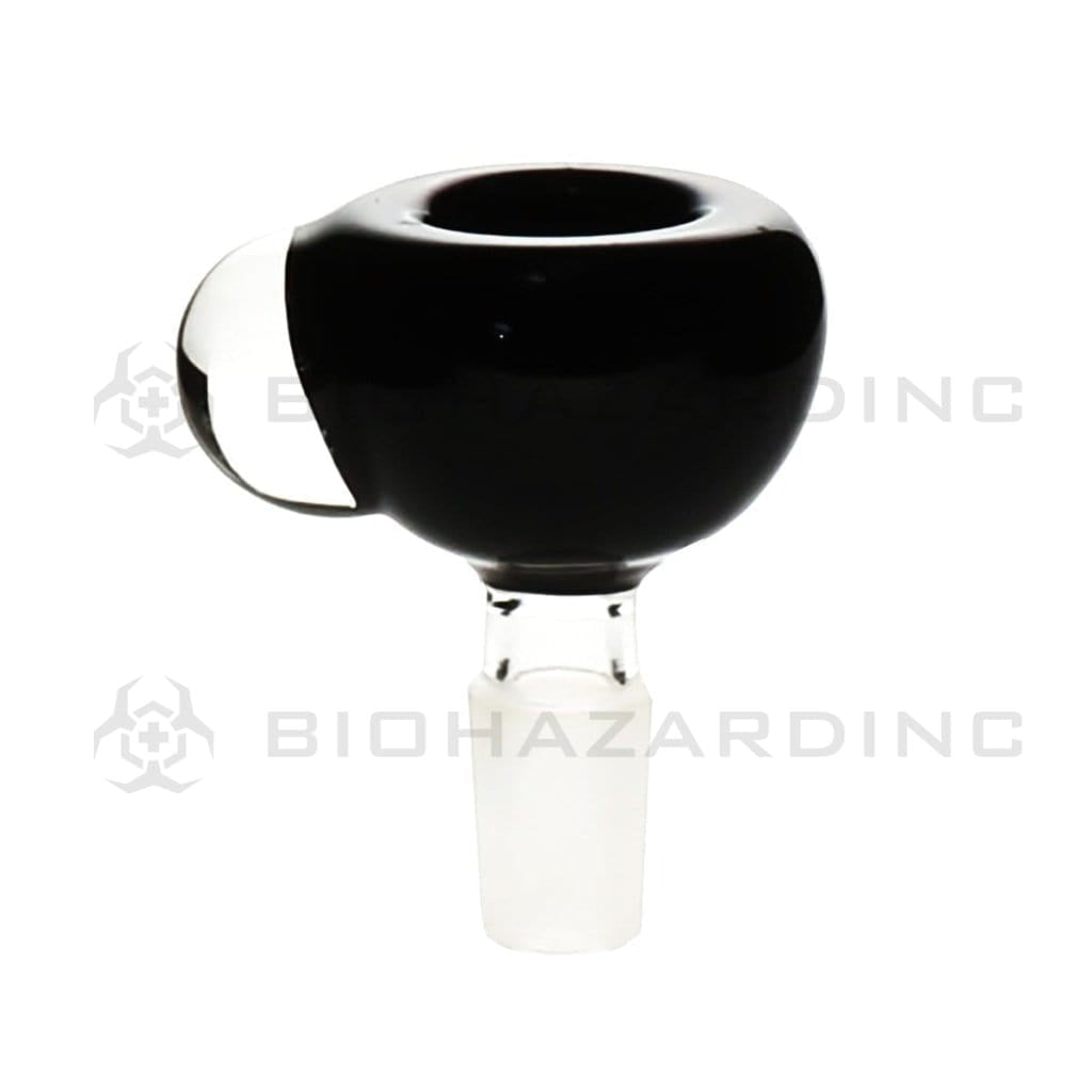 Bowl | Heavy Bowl | 14mm - Various Colors Glass Bowl Biohazard Inc Black  