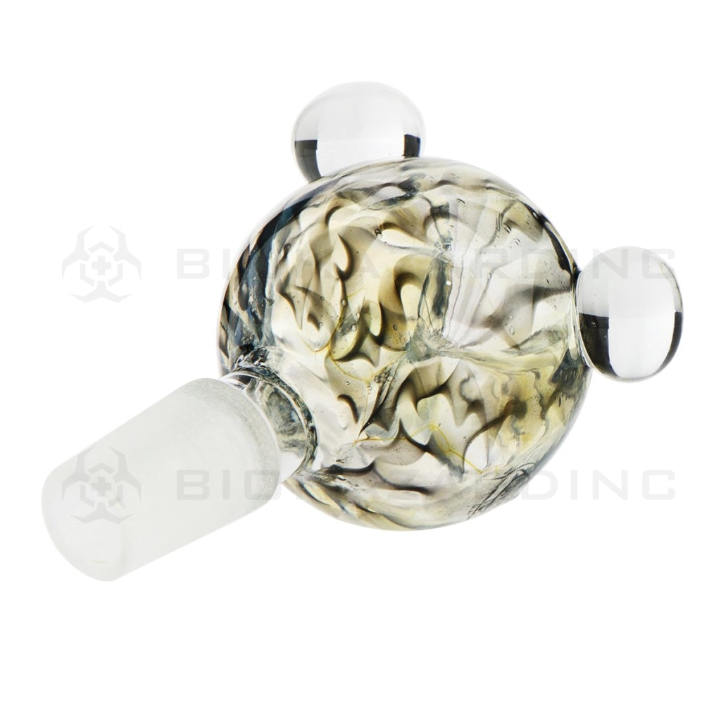 Bowl | Raked Bowl | 14mm - Various Colors Glass Bowl Biohazard Inc
