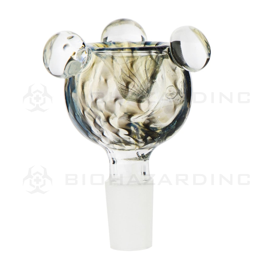 Bowl | Raked Bowl | 14mm - Various Colors Glass Bowl Biohazard Inc