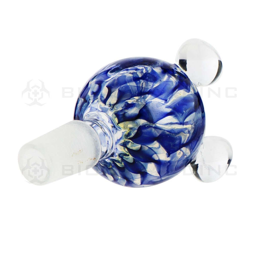 Bowl | Raked Bowl | 14mm - Various Colors Glass Bowl Biohazard Inc