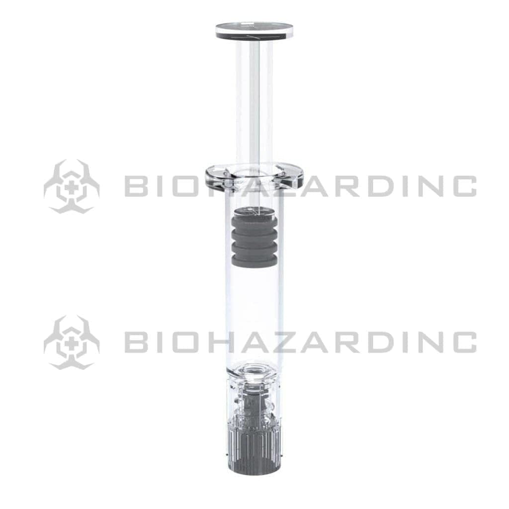 Luer Lock | Concentrate Glass Syringe Slim | 1mL - 100 Count Syringe Biohazard Inc