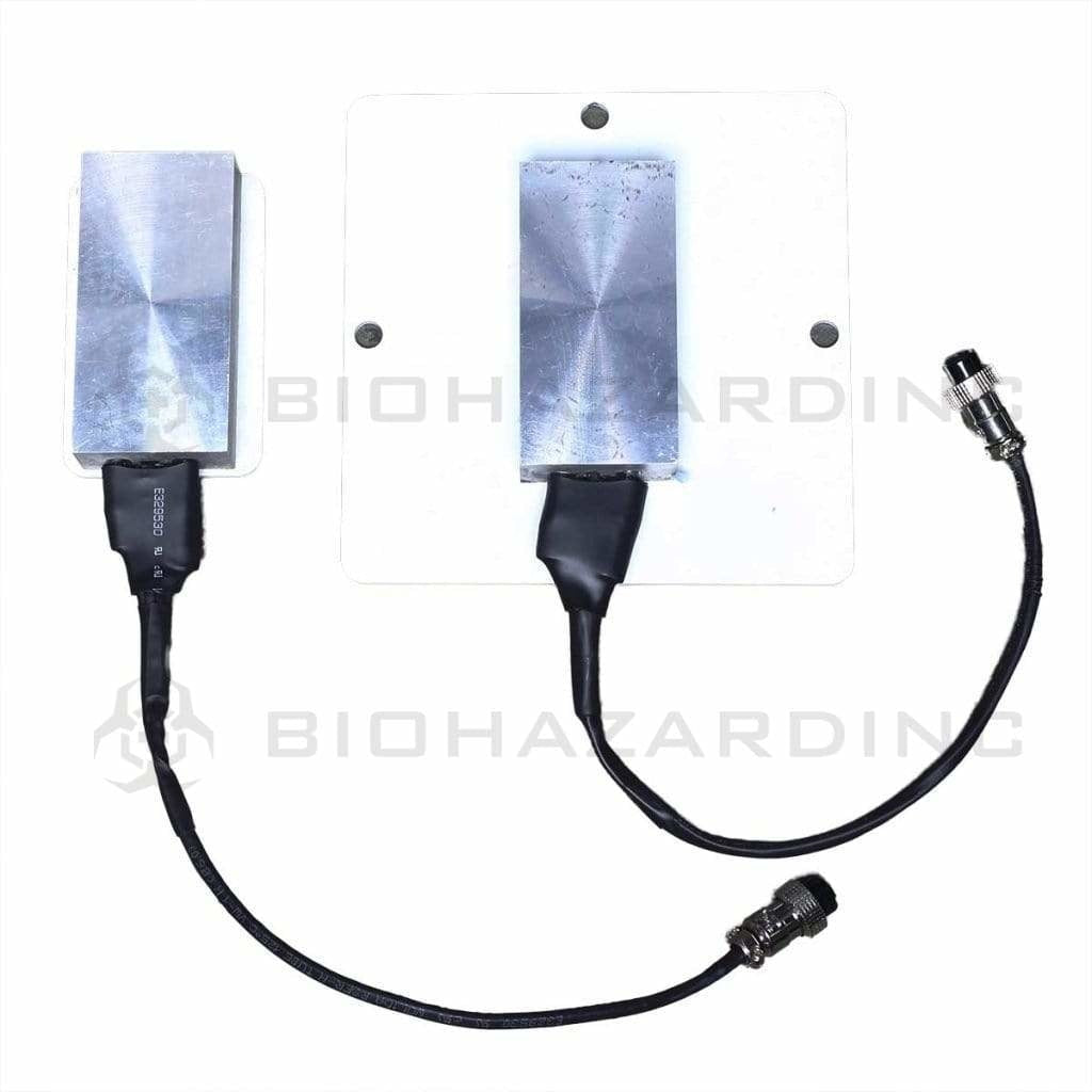 Monster Dab | Metal Plates for MDRP01 Rosin Press | 2" x 4" Rosin Press Biohazard Inc