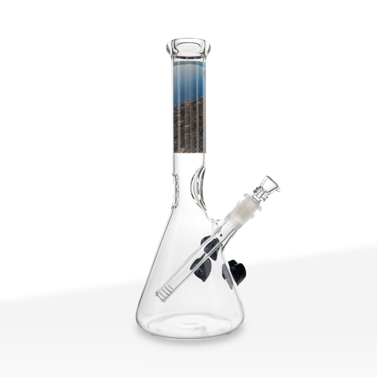 Custom BIO Glass | Heart Detailed Bong | 12" - 14mm - Various Colors Glass Bong Bio Glass