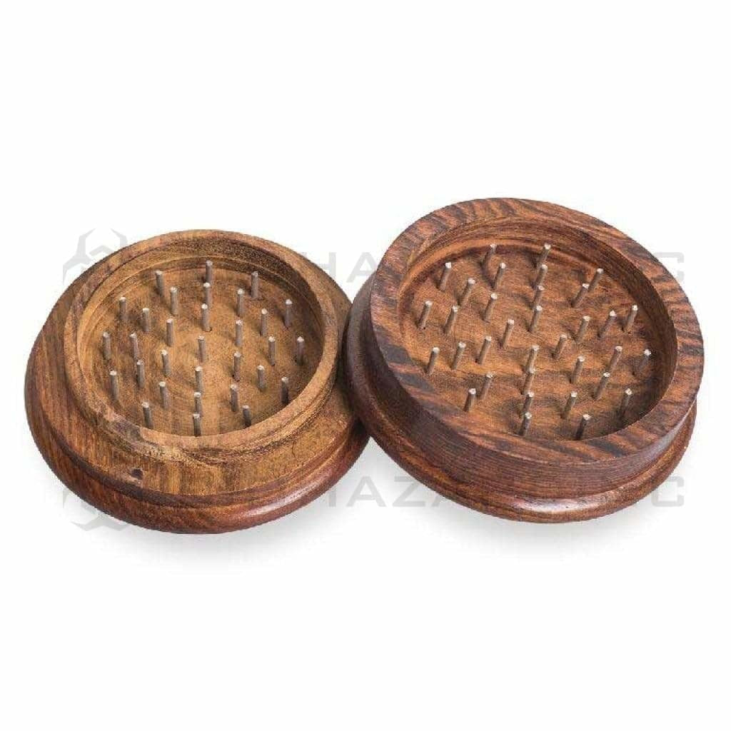 Grinder | Wood Grinder | 2 Piece - 75mm - 5 Count Wood Grinder Biohazard Inc
