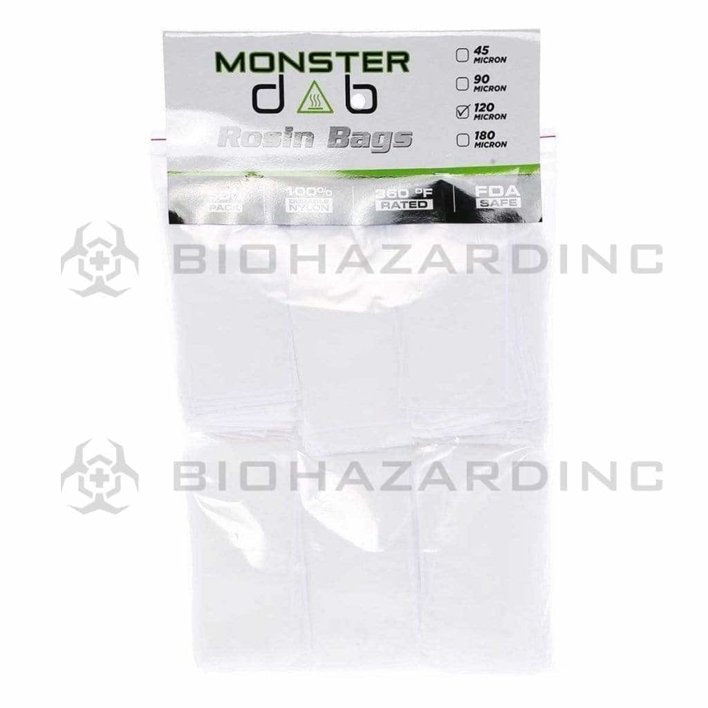 Monster Dab | Rosin Bags | 120μ - 3" x 6" - 500 Count Rosin Bag Monster Dab