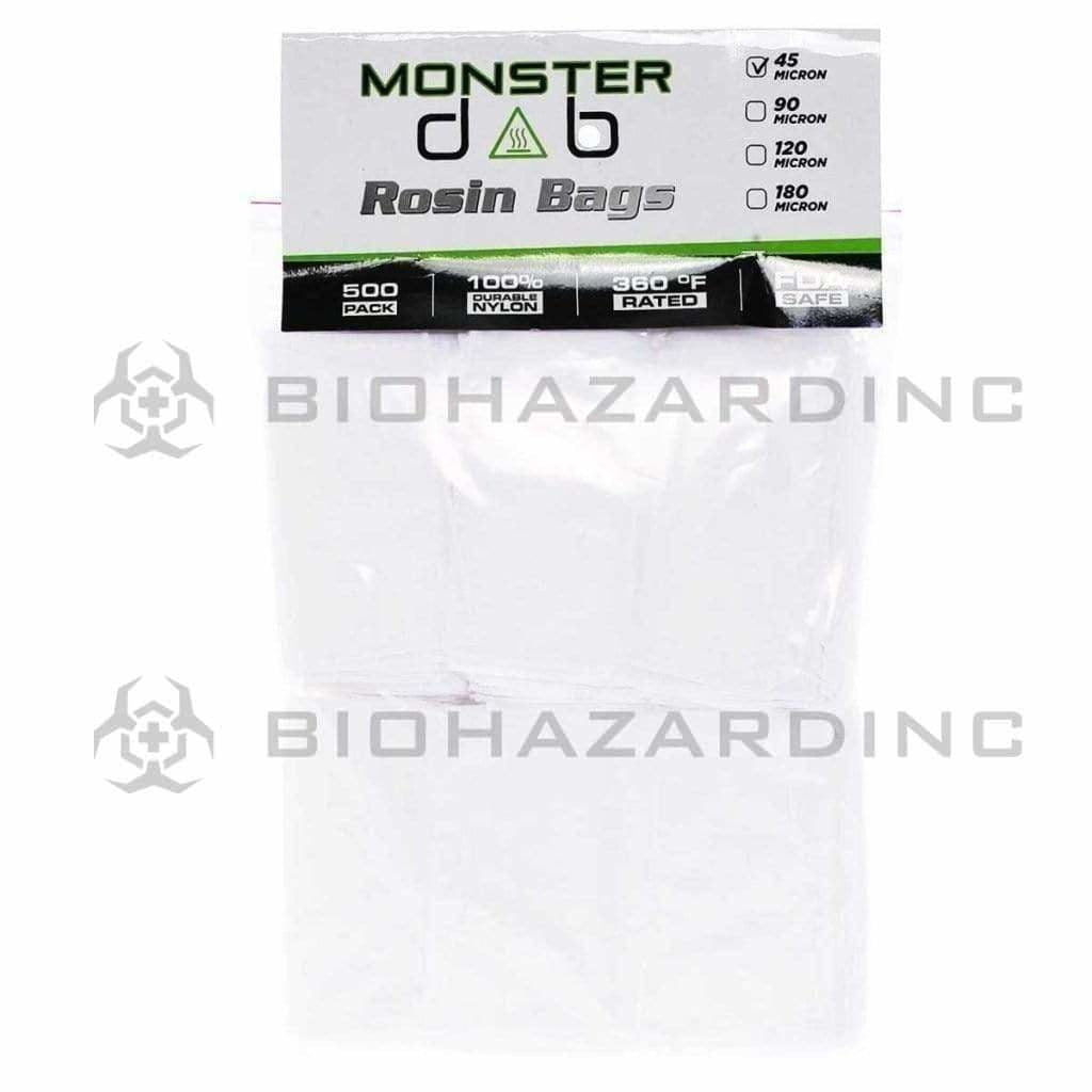 Monster Dab | Rosin Bags | 45μ - 3" x 6" - 500 Count Rosin Bag Monster Dab