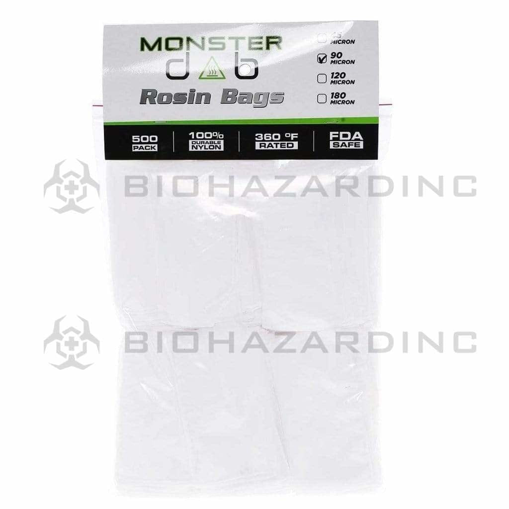 Monster Dab | Rosin Bags | 90μ - 3" x 6" - 500 Count Rosin Bag Monster Dab