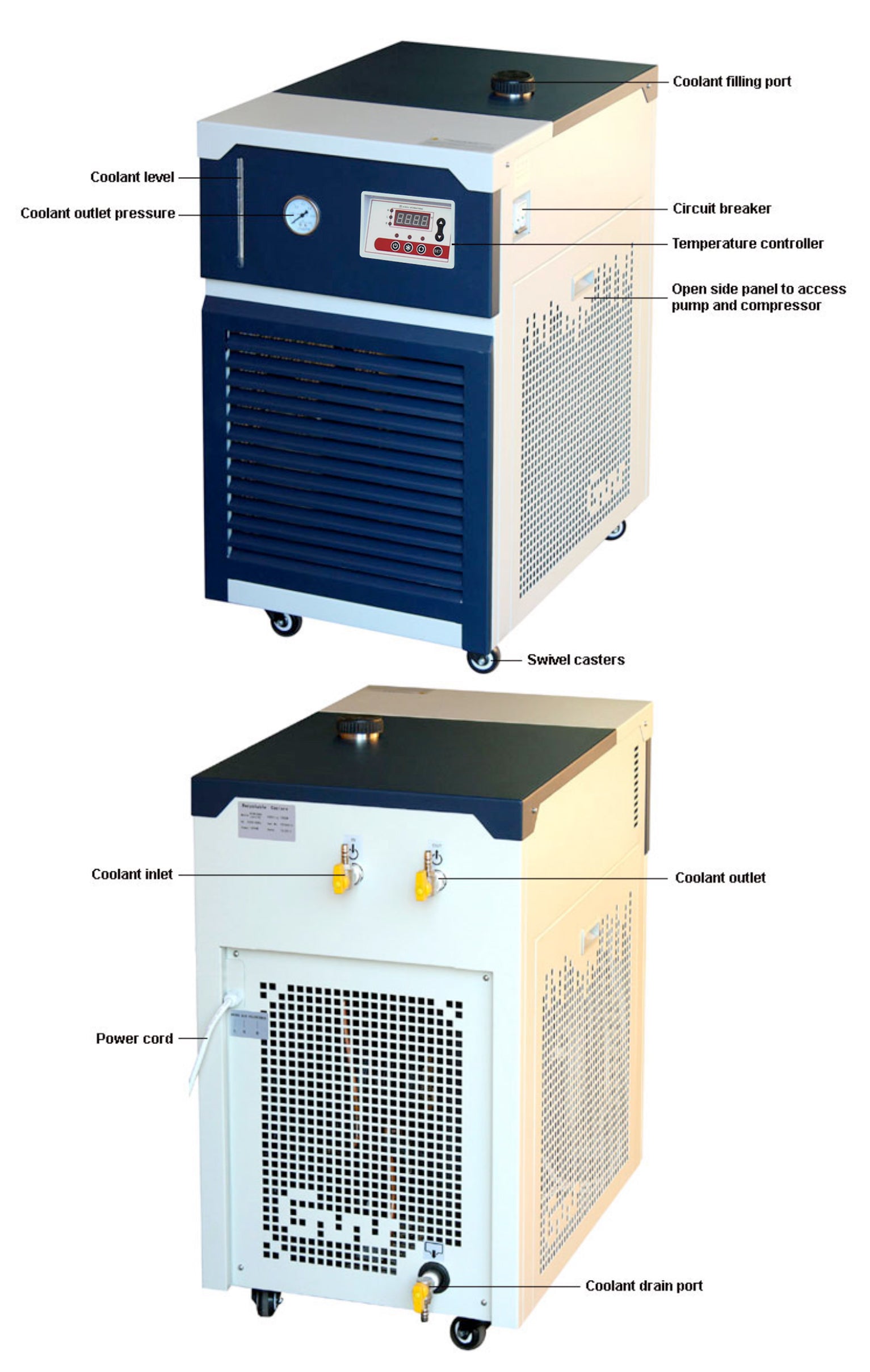Across International | -30°C 30L Recirculating Chiller with 20L/Min Centrifugal Pump Scientific Accessories Biohazard Inc