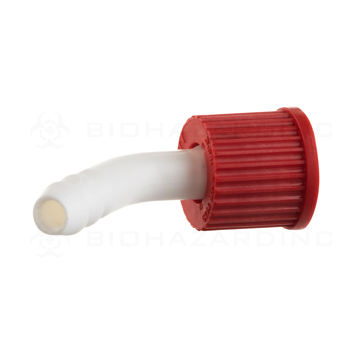 Plastic Hose CN. Screw Bent. GL14 Biohazard Inc