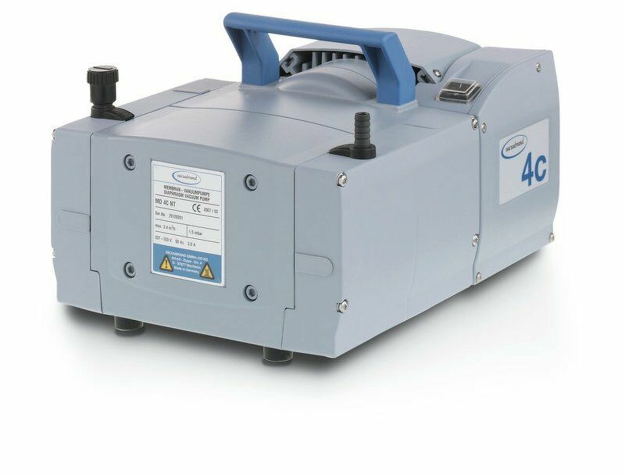 Vacuubrand | Chemical/Corrosive Resistant Diaphragm Pump | Model MD 4C NT Scientific Accessories Biohazard Inc