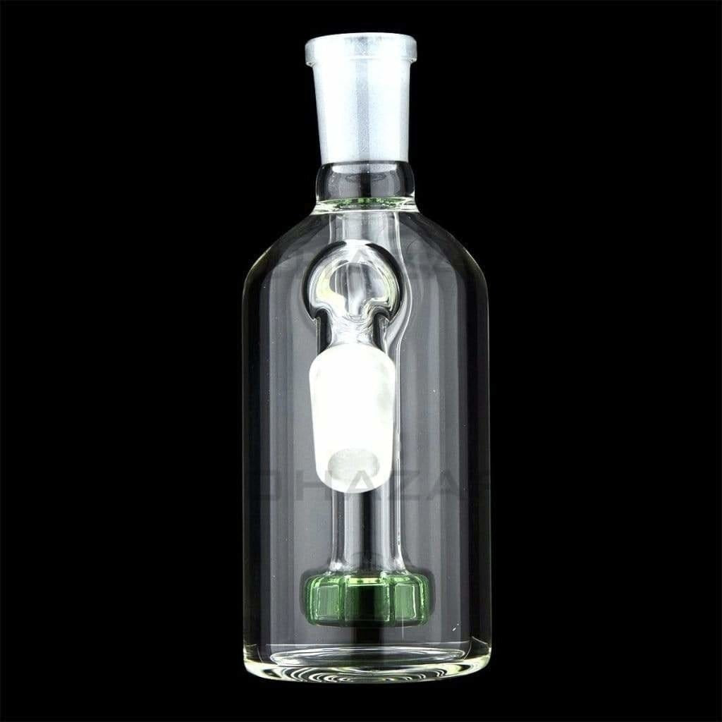 Ashcatcher | Showerhead Green Percolator | 4.5" - 14mm/14mm - 45° Ash Catcher Biohazard Inc