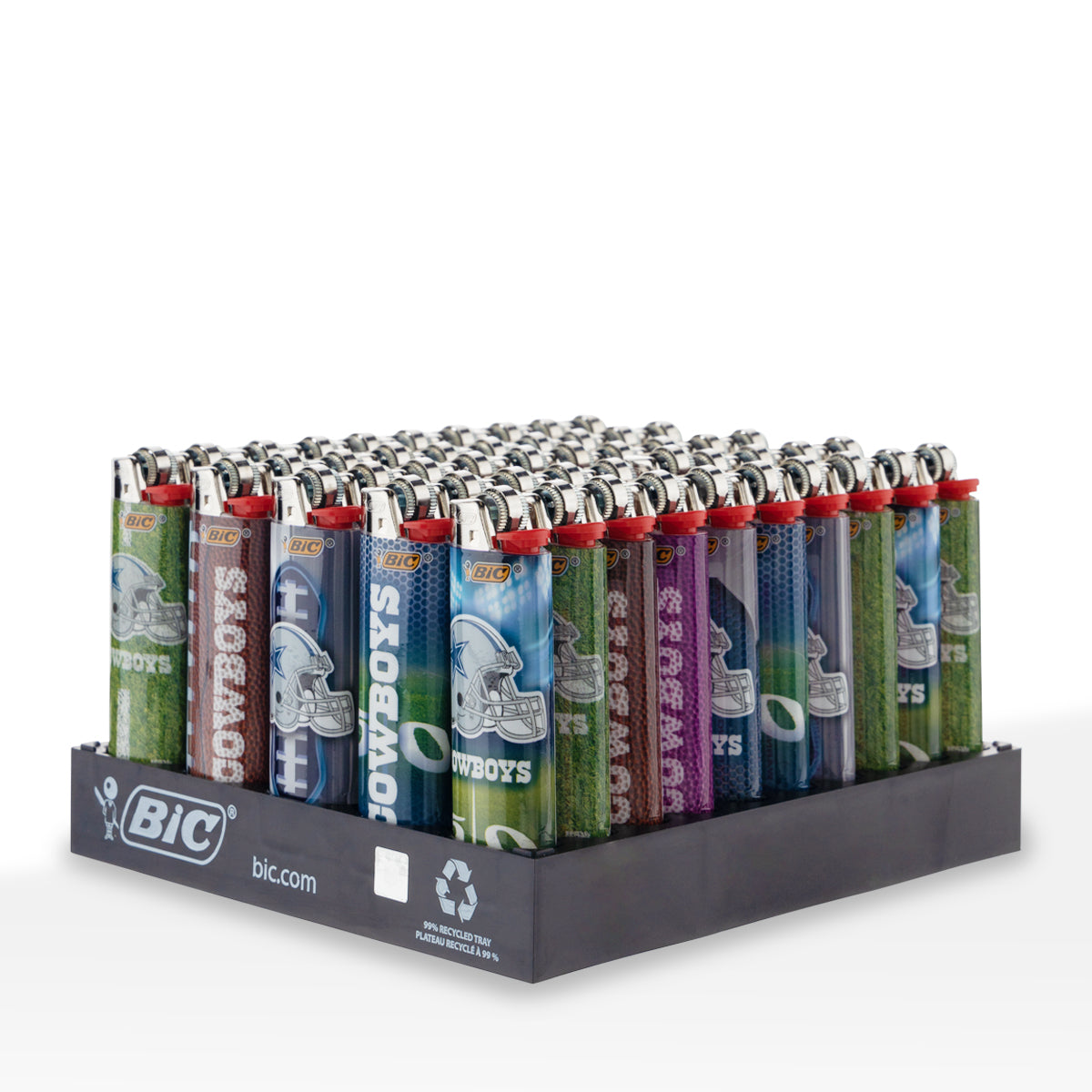 BIC® | 'Retail Display' NFL Dallas Cowboys Special Edition Lighters | 50 Count Lighters BIC
